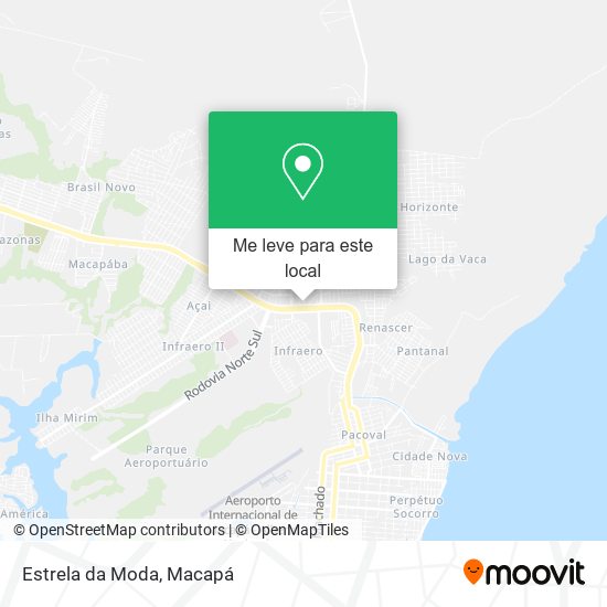 Estrela da Moda mapa