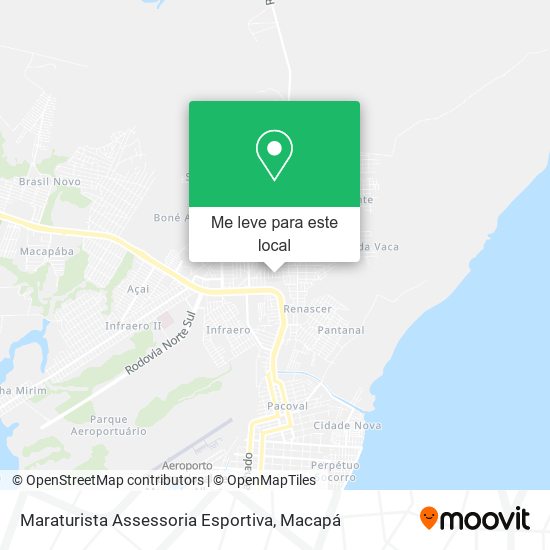 Maraturista Assessoria Esportiva mapa