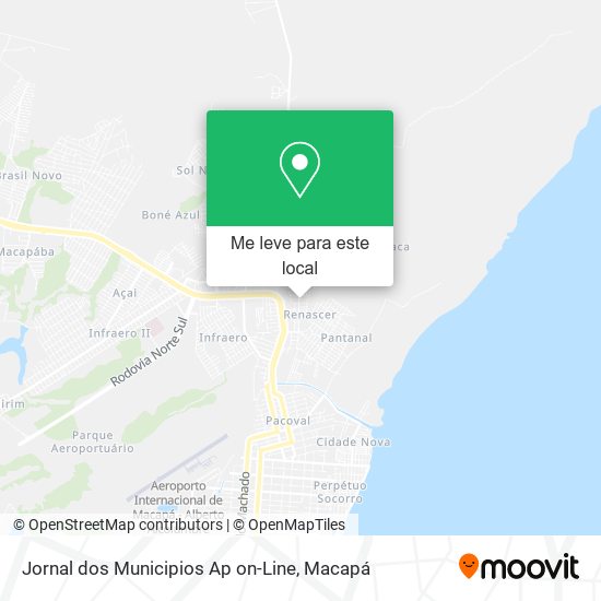 Jornal dos Municipios Ap on-Line mapa