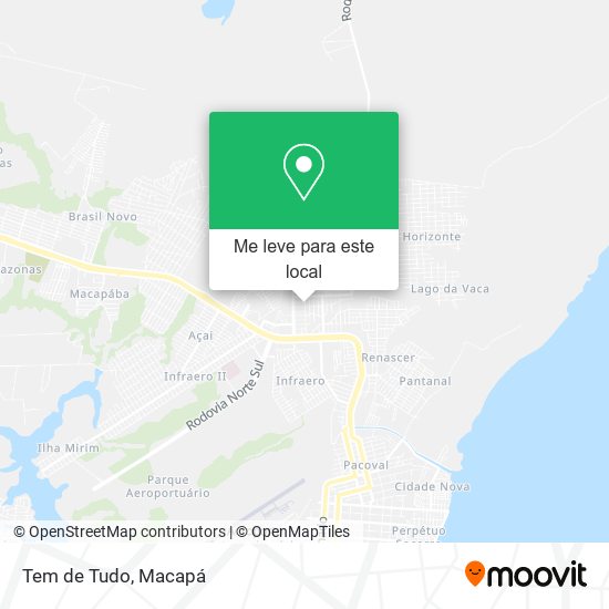 Tem de Tudo mapa