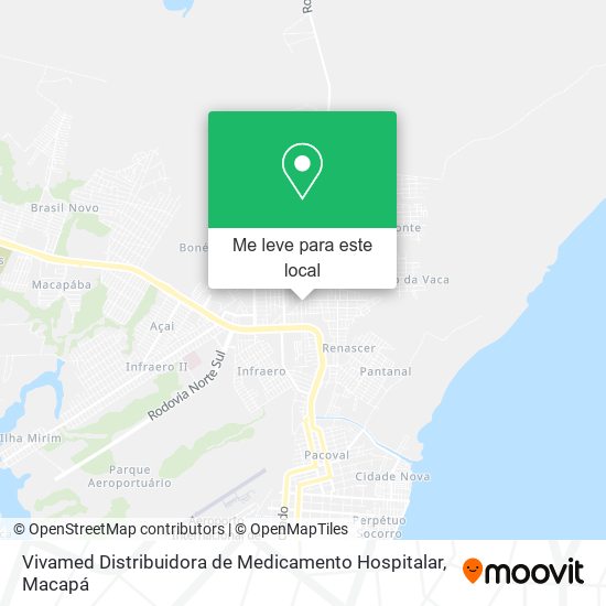 Vivamed Distribuidora de Medicamento Hospitalar mapa