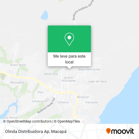 Olinda Distribuidora Ap mapa