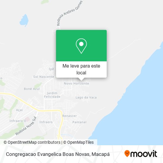 Congregacao Evangelica Boas Novas mapa