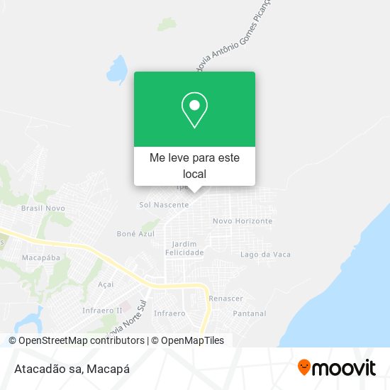 Atacadão sa mapa