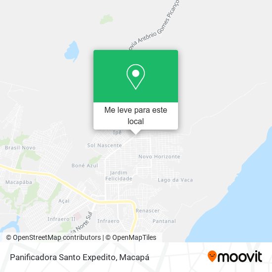 Panificadora Santo Expedito mapa