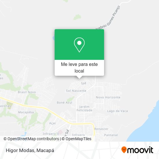 Higor Modas mapa