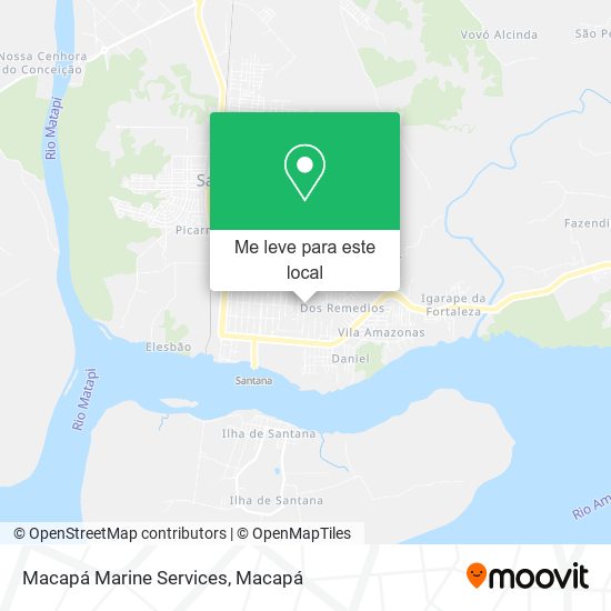 Macapá Marine Services mapa
