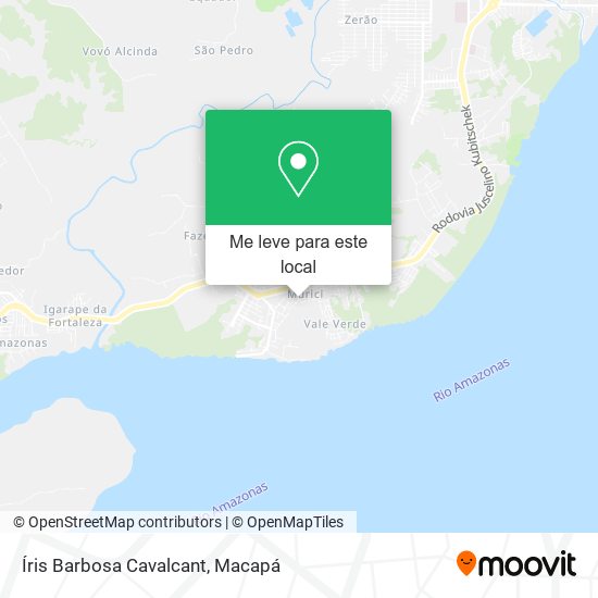 Íris Barbosa Cavalcant mapa
