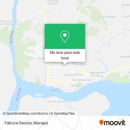 Fábrica Decore mapa