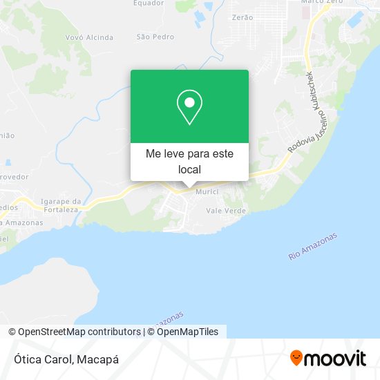 Ótica Carol mapa