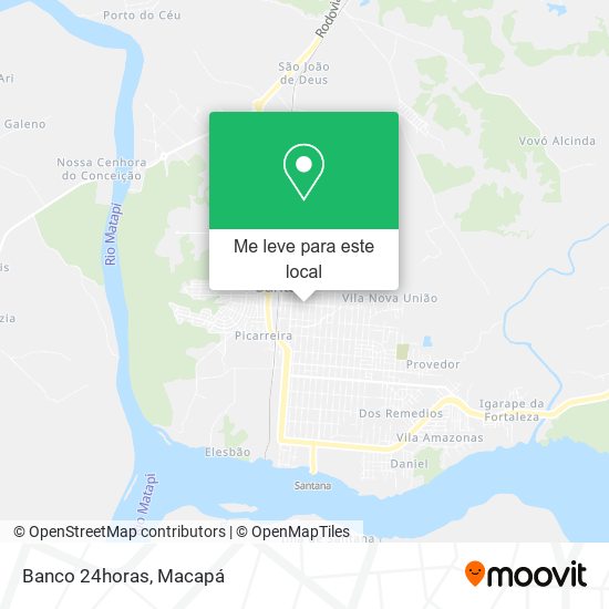 Banco 24horas mapa
