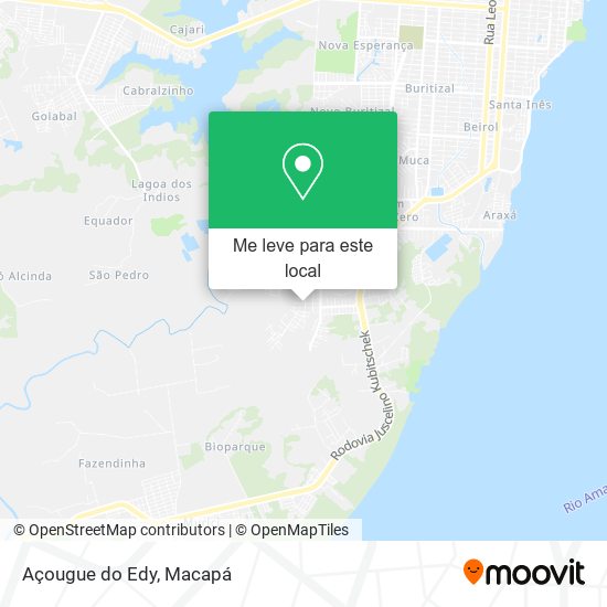 Açougue do Edy mapa