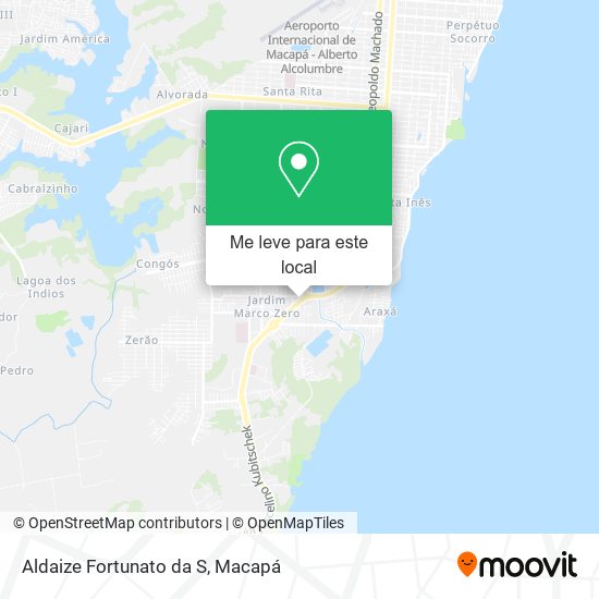 Aldaize Fortunato da S mapa