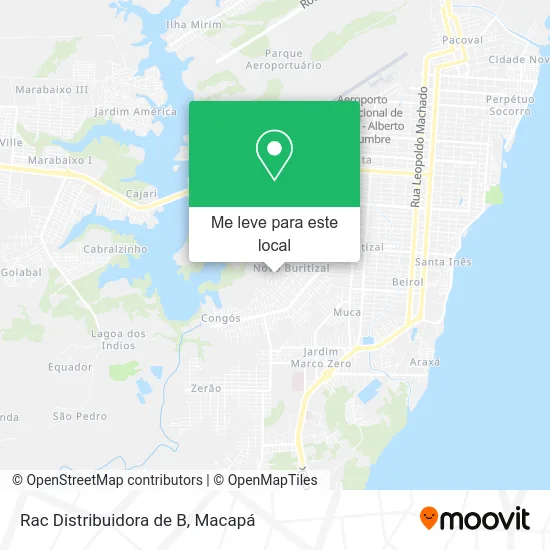 Rac Distribuidora de B mapa
