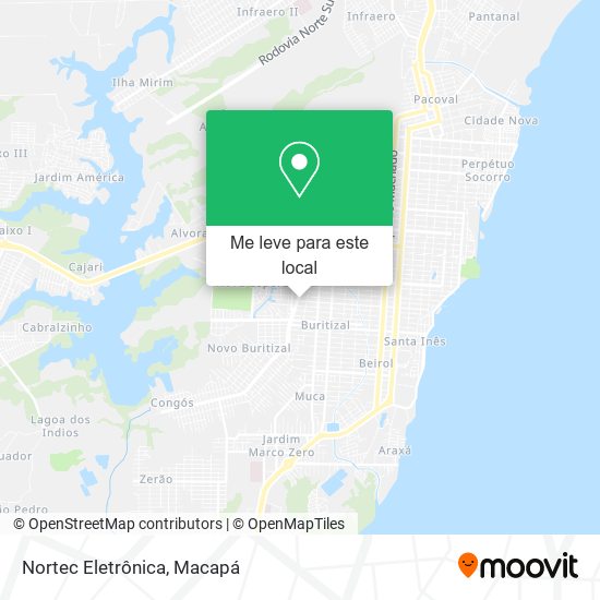 Nortec Eletrônica mapa
