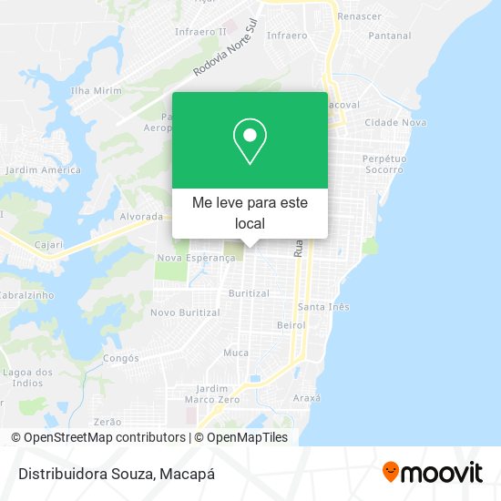 Distribuidora Souza mapa