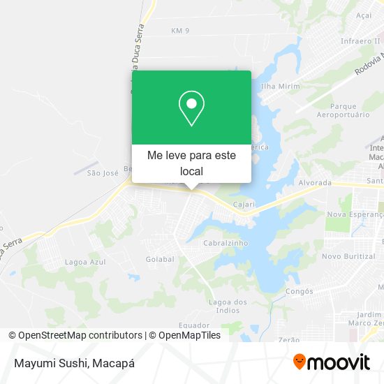 Mayumi Sushi mapa