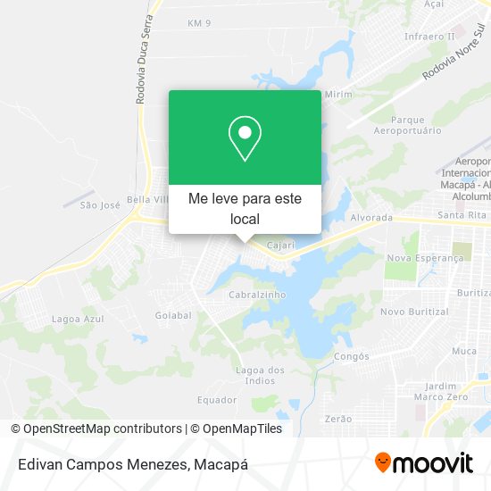 Edivan Campos Menezes mapa
