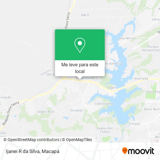 Ijanei R da Silva mapa