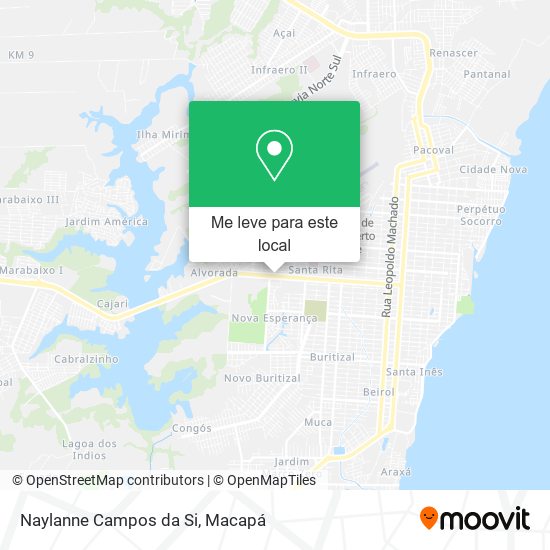 Naylanne Campos da Si mapa
