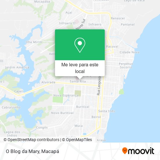 O Blog da Mary mapa