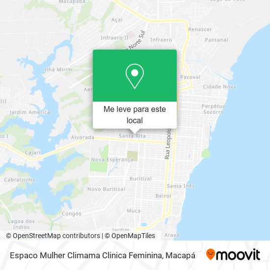 Espaco Mulher Climama Clinica Feminina mapa