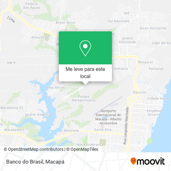 Banco do Brasil mapa