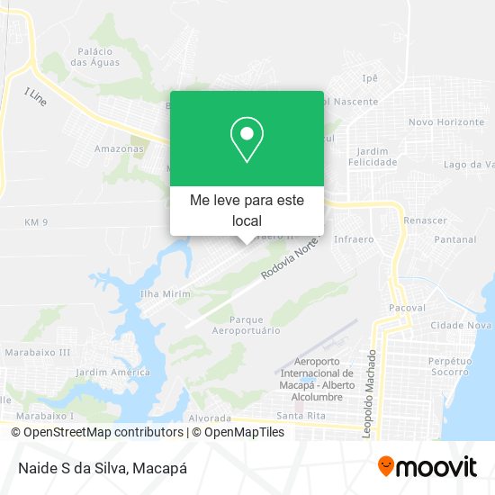 Naide S da Silva mapa