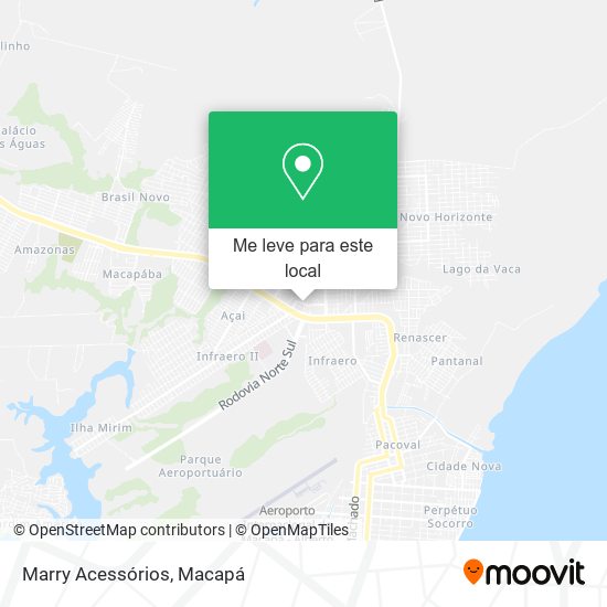 Marry Acessórios mapa