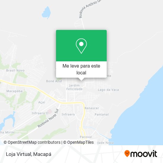 Loja Virtual mapa