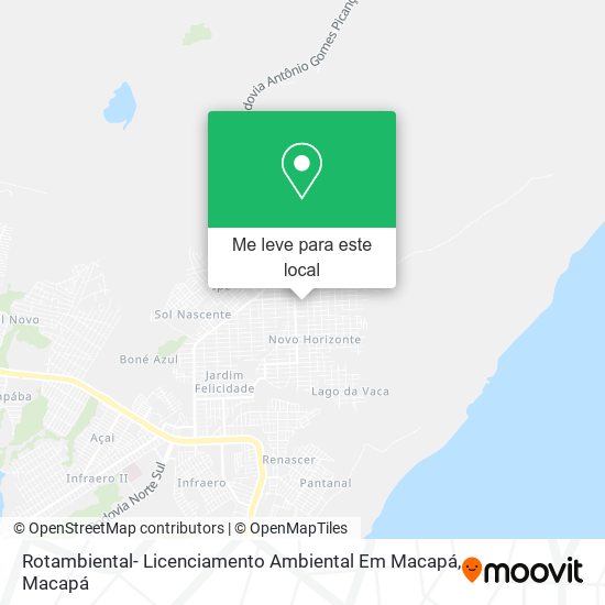 Rotambiental- Licenciamento Ambiental Em Macapá mapa