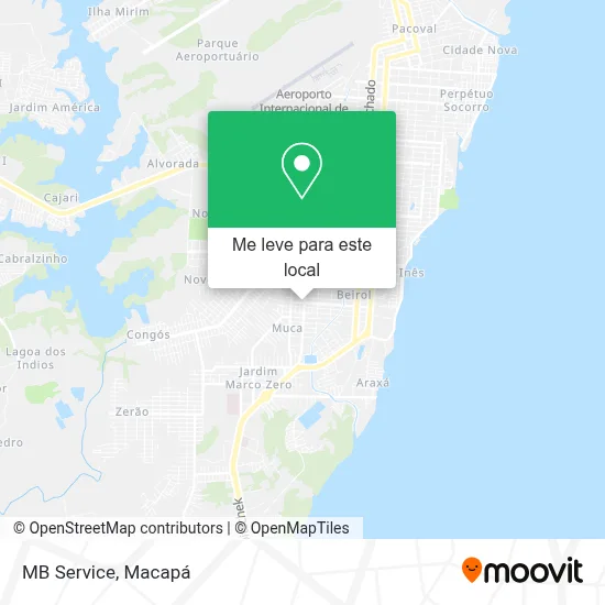 MB Service mapa