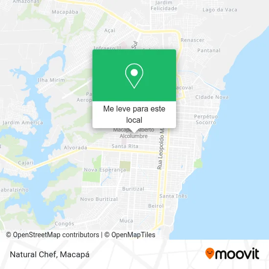 Natural Chef mapa