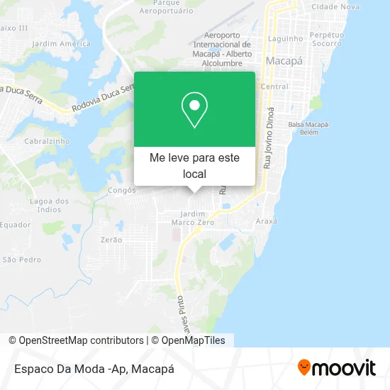 Espaco Da Moda -Ap mapa