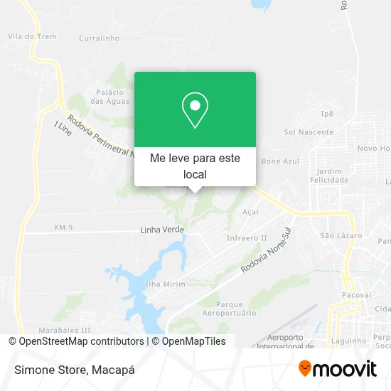 Simone Store mapa