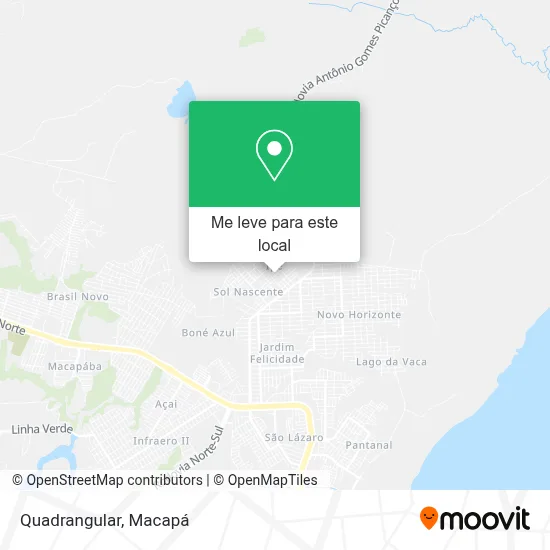 Quadrangular mapa