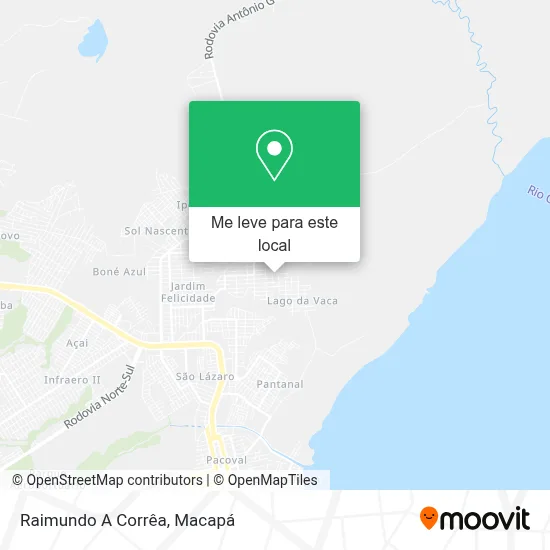Raimundo A Corrêa mapa