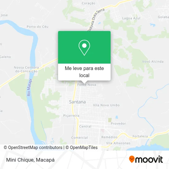 Mini Chique mapa
