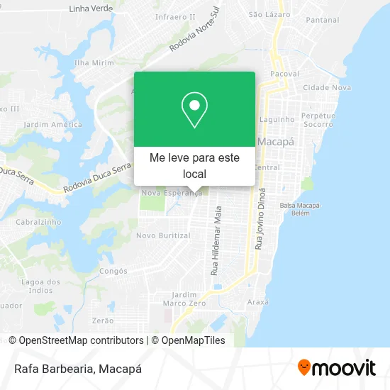 Rafa Barbearia mapa
