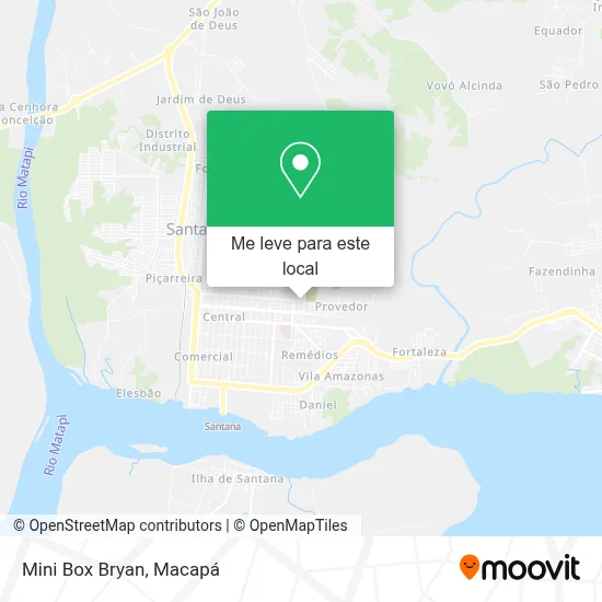 Mini Box Bryan mapa