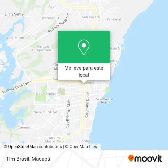 Tim Brasil mapa