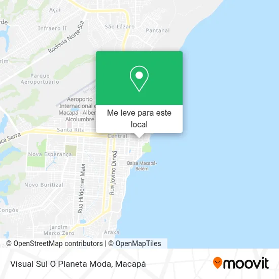 Visual Sul O Planeta Moda mapa