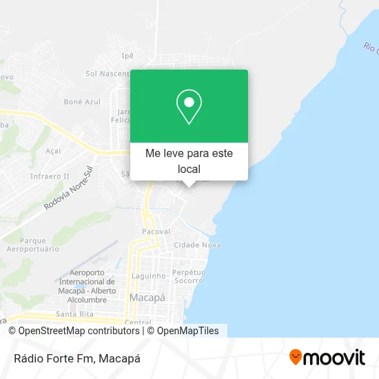 Rádio Forte Fm mapa