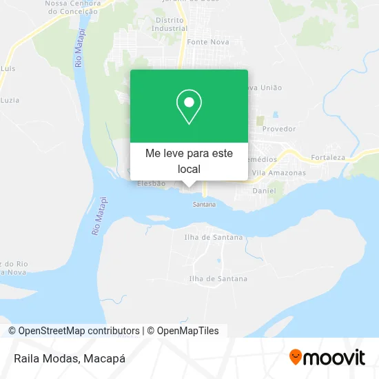 Raila Modas mapa