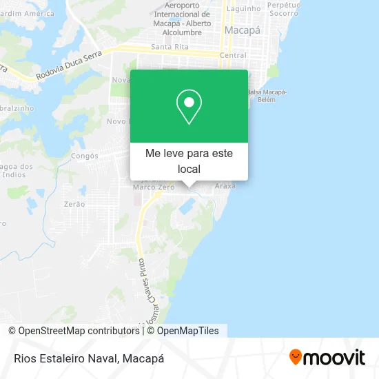 Rios Estaleiro Naval mapa