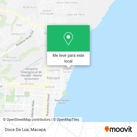 Doce Da Lua mapa