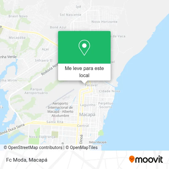 Fc Moda mapa