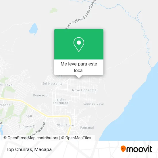 Top Churras mapa