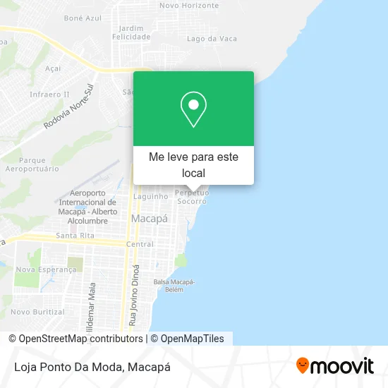 Loja Ponto Da Moda mapa