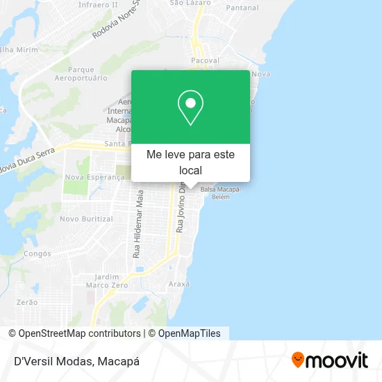 D'Versil Modas mapa